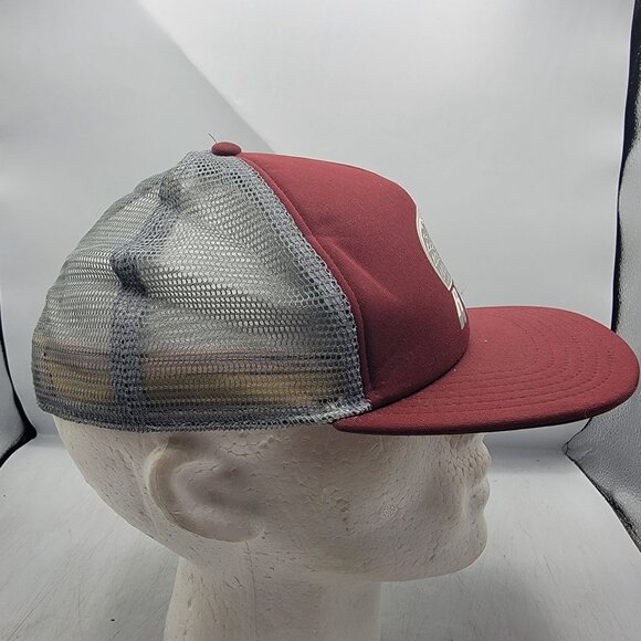 RVCA King Cobra Adults Red Trucker Hat Casual Outdoors Lightweight Comfort - Picture 4 of 9